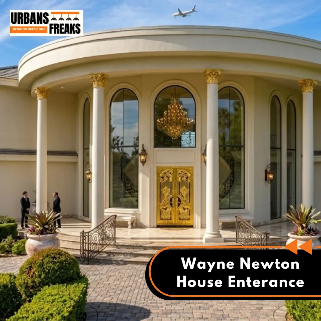 Wayne Newton House Enterance :Where Does Wayne newton live now?