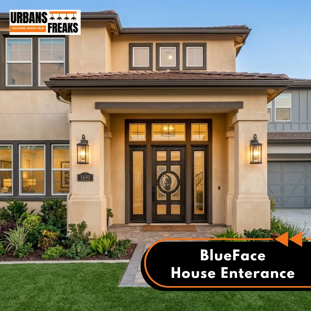 BlueFace house enterance