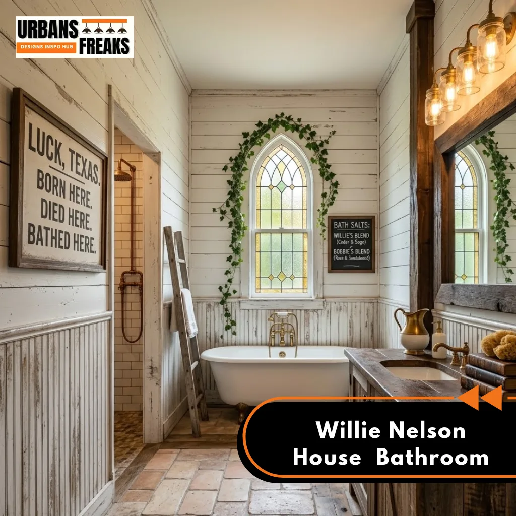 Willie Nelson House  bathroom