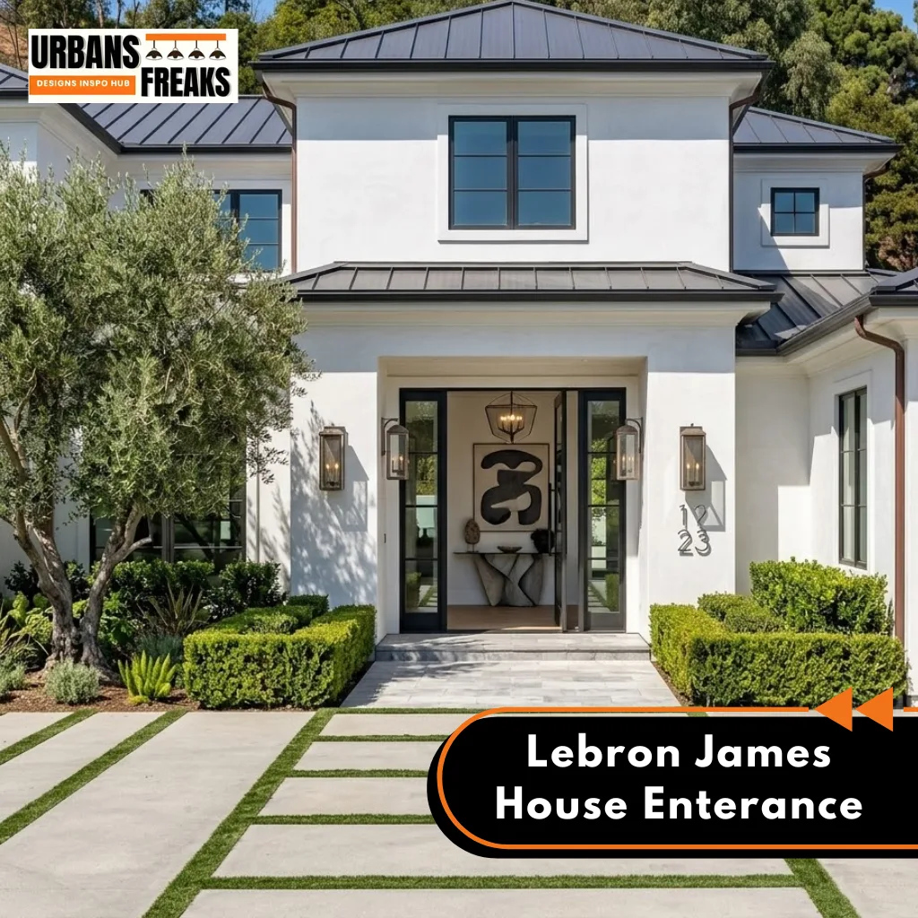 LeBron James House enternace