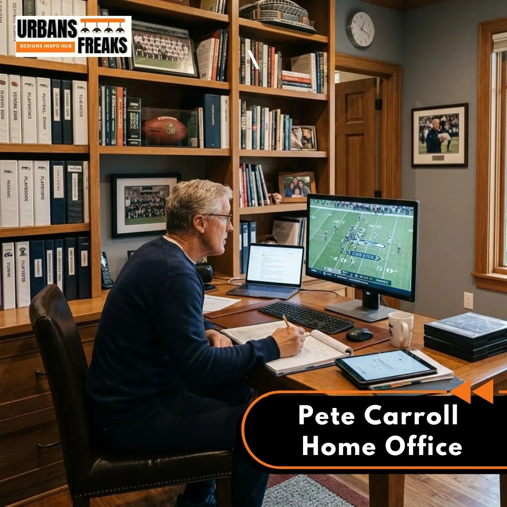 Pete Carroll House Home office