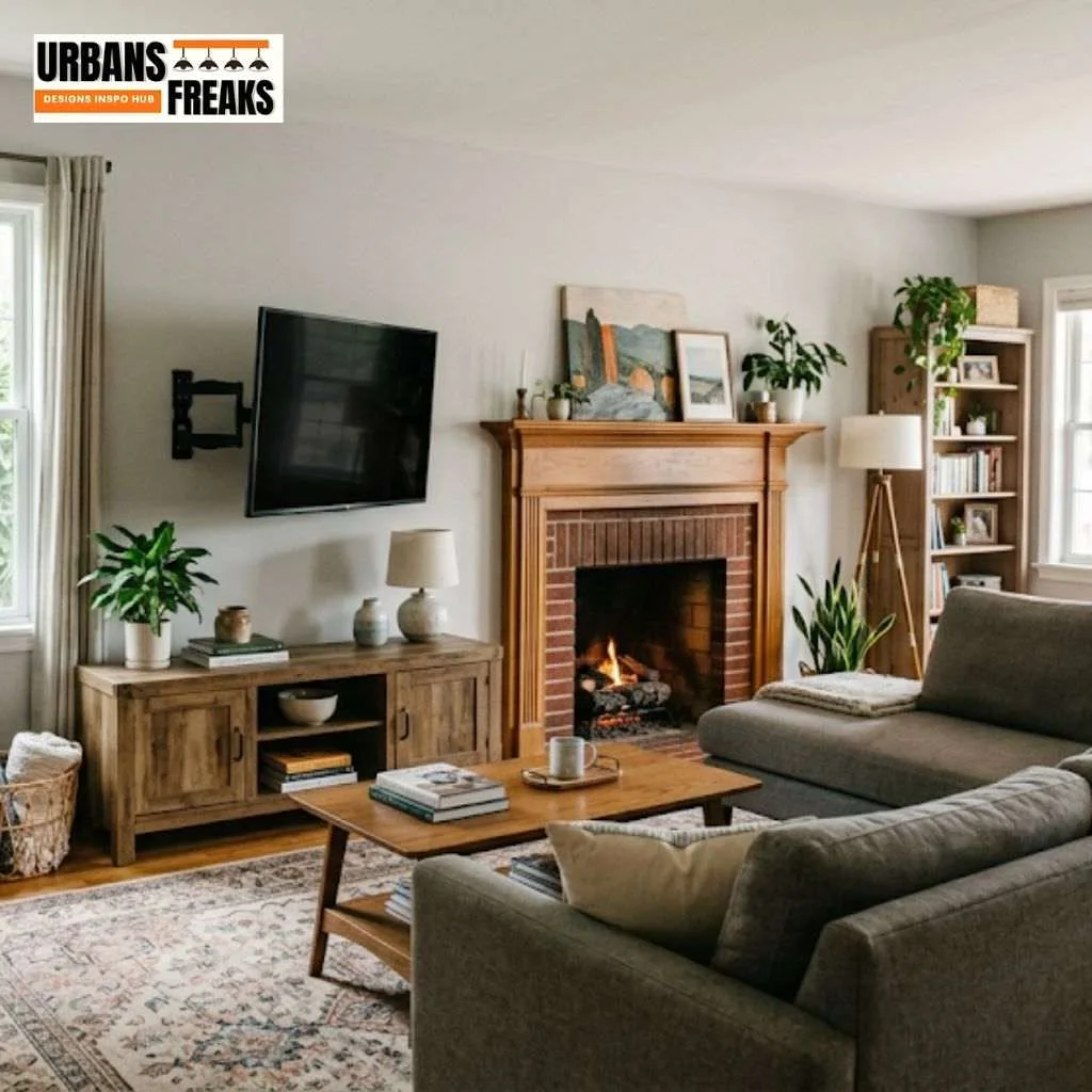 Place the TV Off-Center to Free Up Your Layout