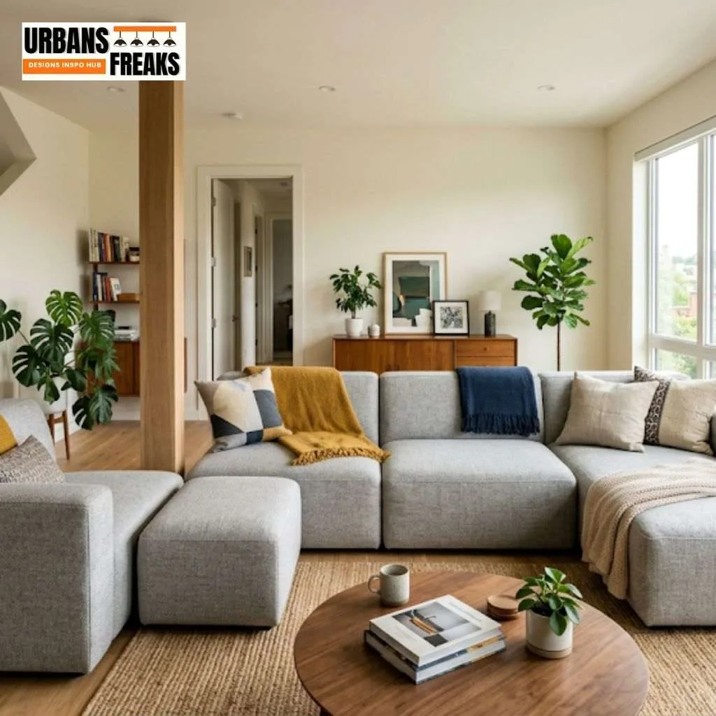 Swap a Sectional for a Modular Sofa in Tricky Spaces