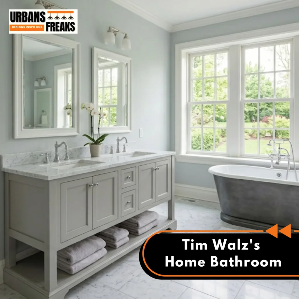 Tim Walz's Unowned Home Bathroom