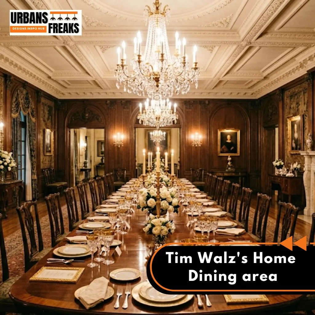 Tim Walz's Unowned Home Dining area