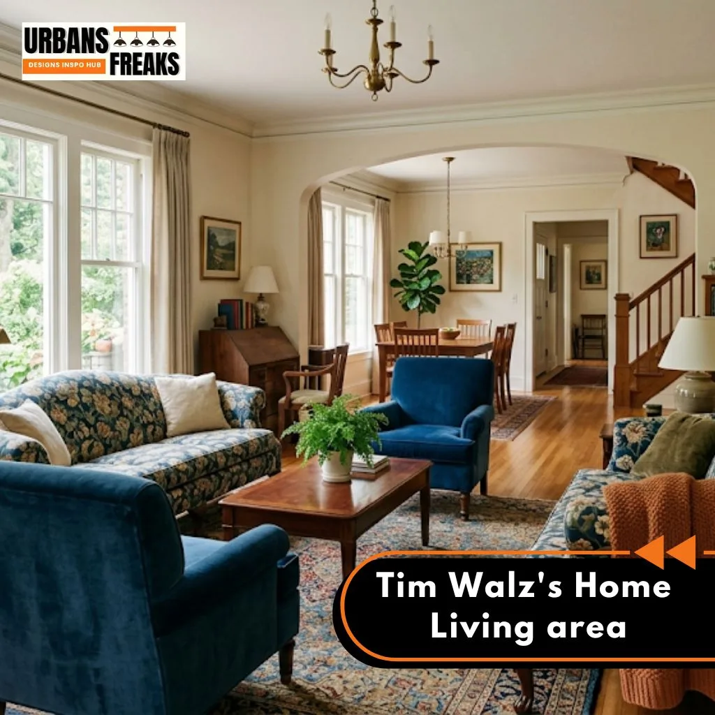 Tim Walz's Unowned Home Living area