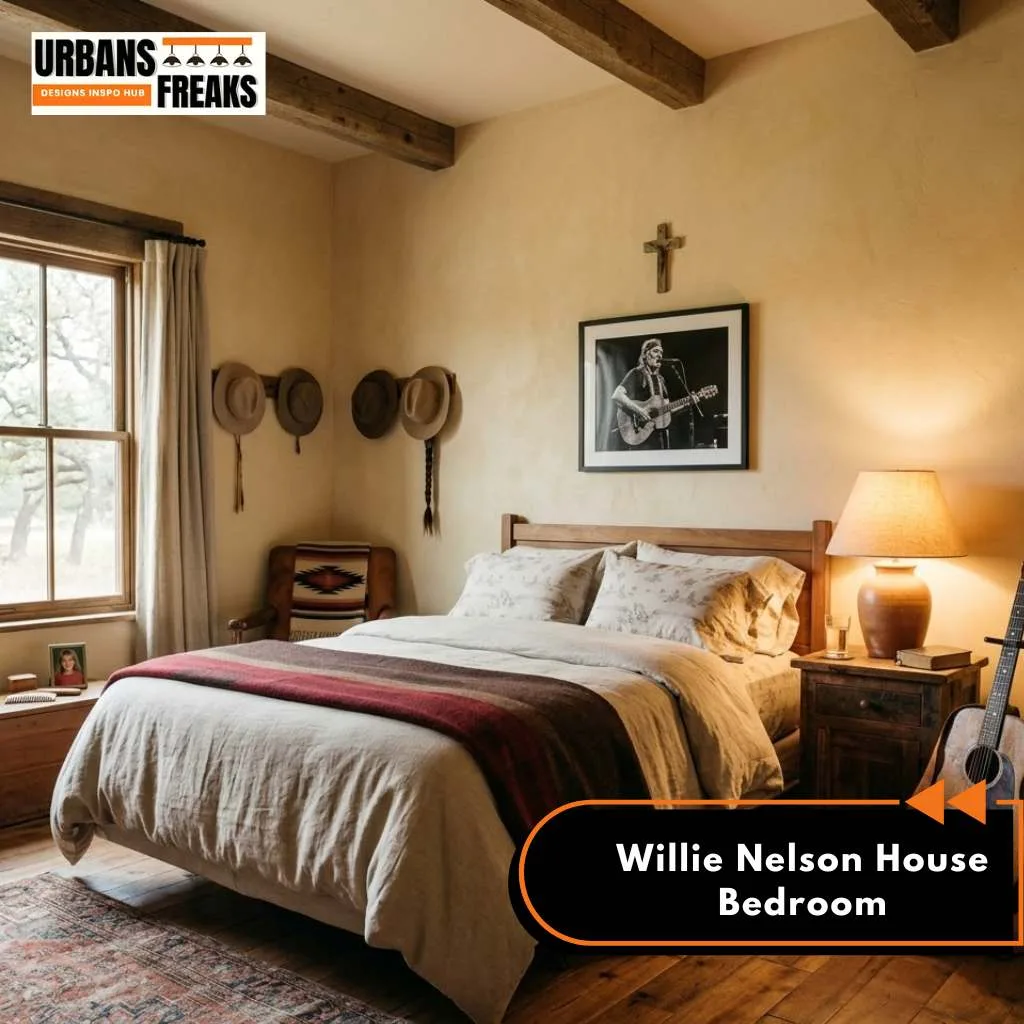 Willie Nelson House bedroom
