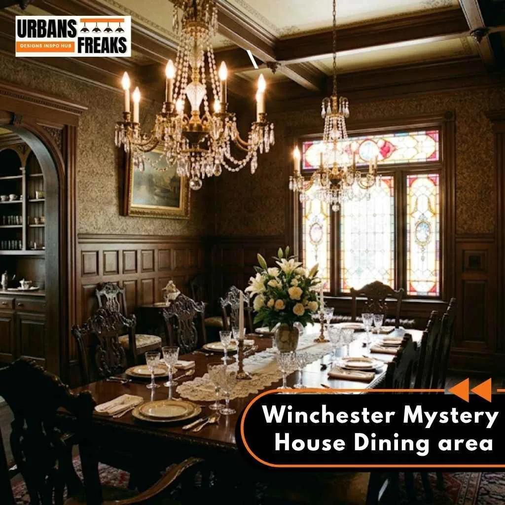 Winchester Mystery House Dining area