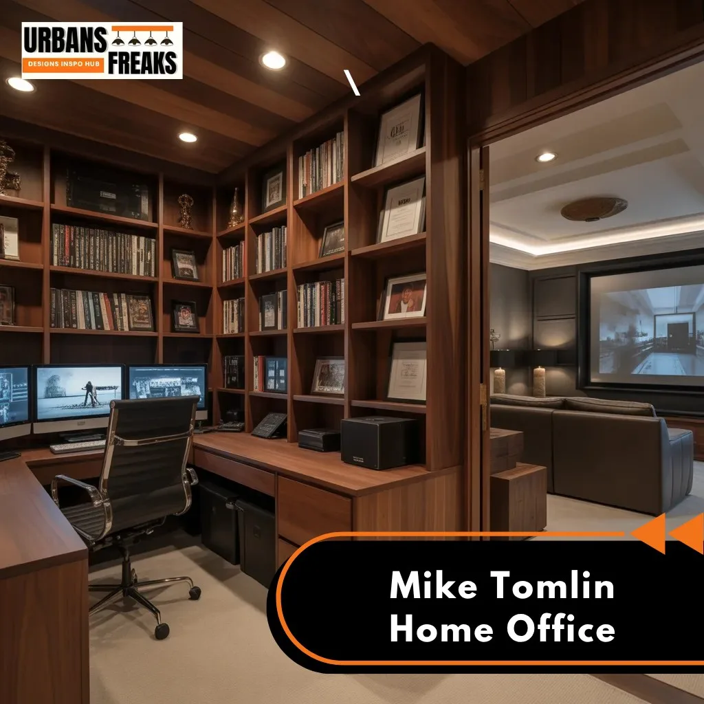 Mike Tomlin House home office