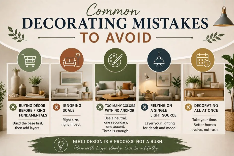 Common Decorating Mistakes to Avoid