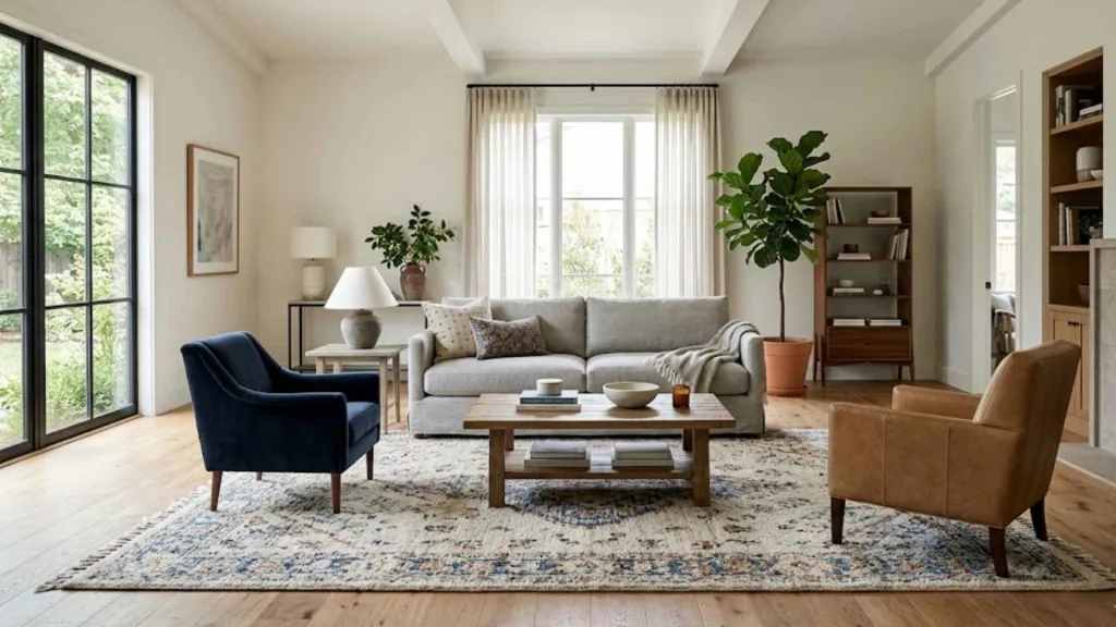 Furniture Floating vs. Wall-Hugging