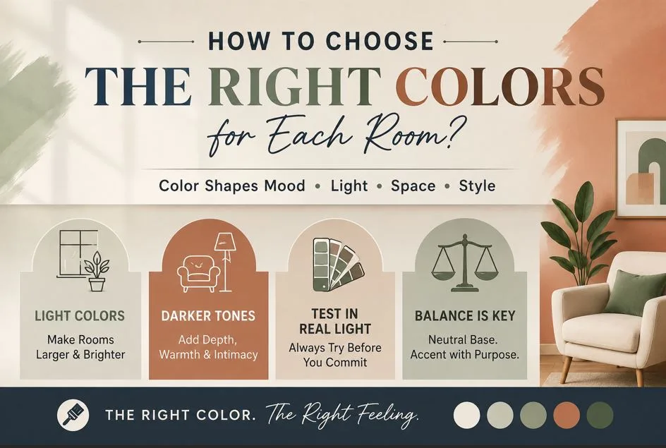 How to Choose the Right Colors for Each Room?