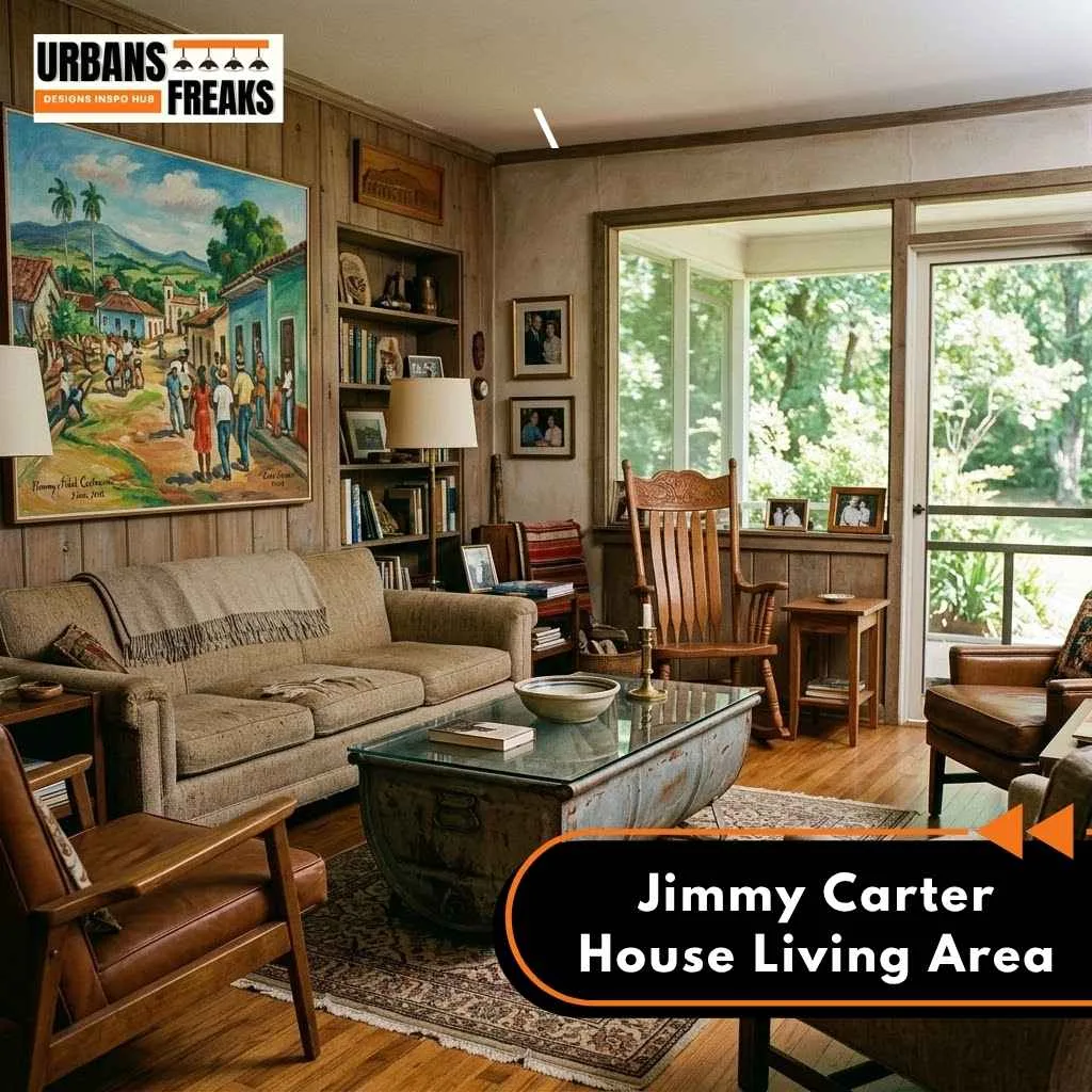 Jimmy Carter house living space