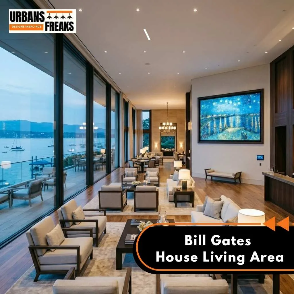 Bill Gates House living room