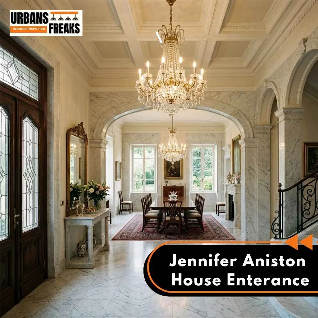 Jennifer Aniston House enterance