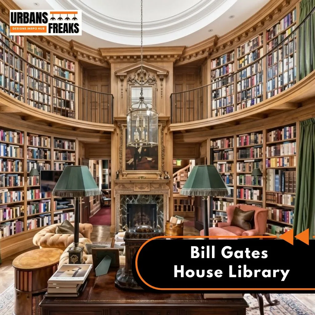 Bill Gates House library