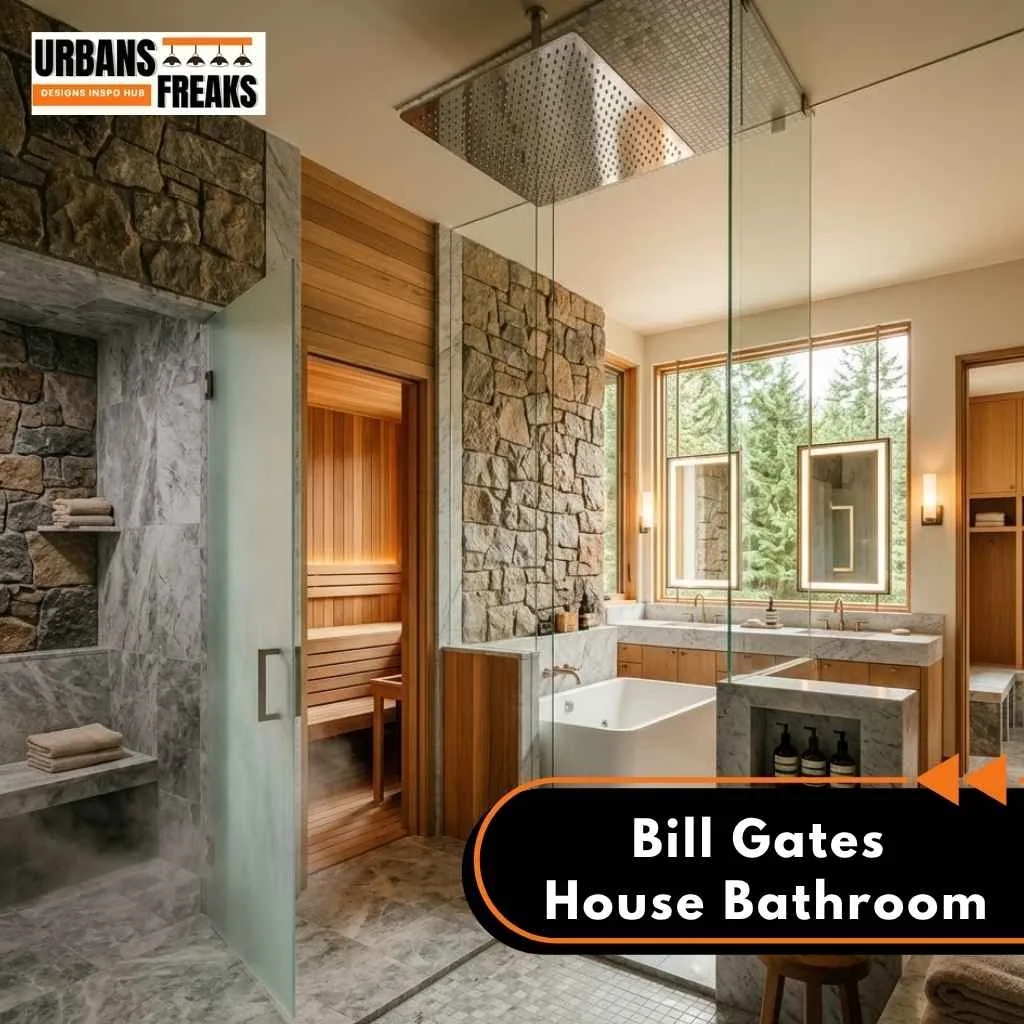 Bill Gates House bathroom