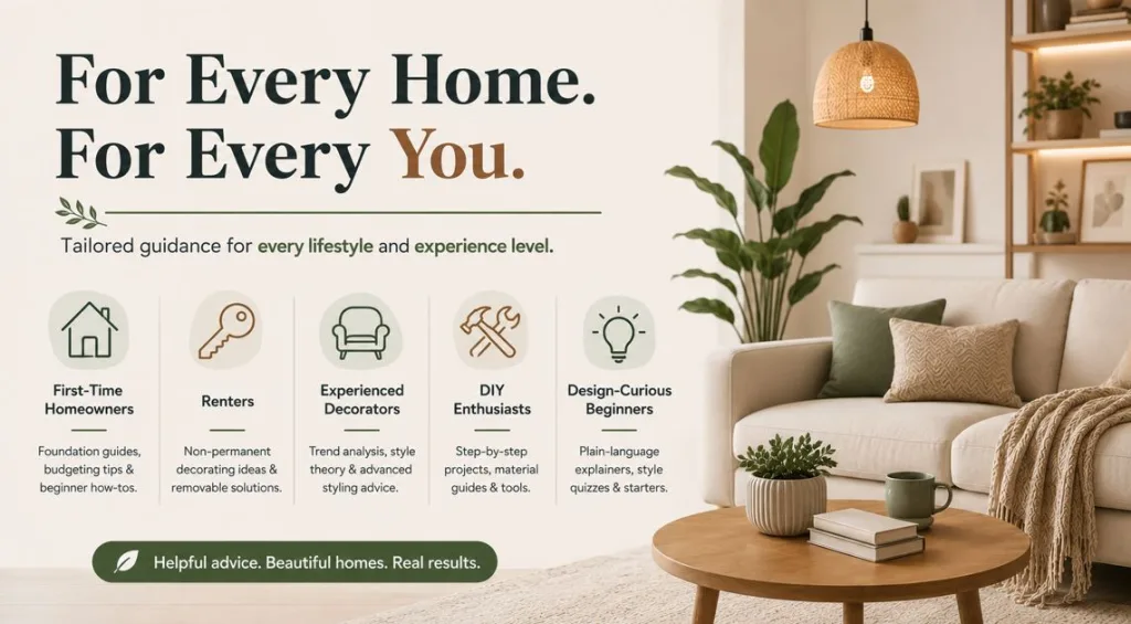 Who DecoratorAdvice .com Is Built For