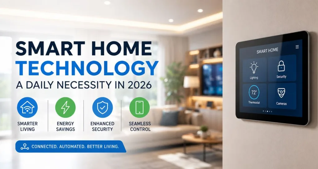 Why Smart Home Technology Is a Daily Necessity in 2026