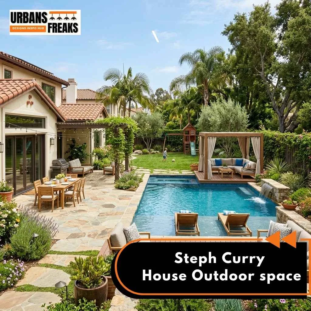 Steph Curry House outdoor space