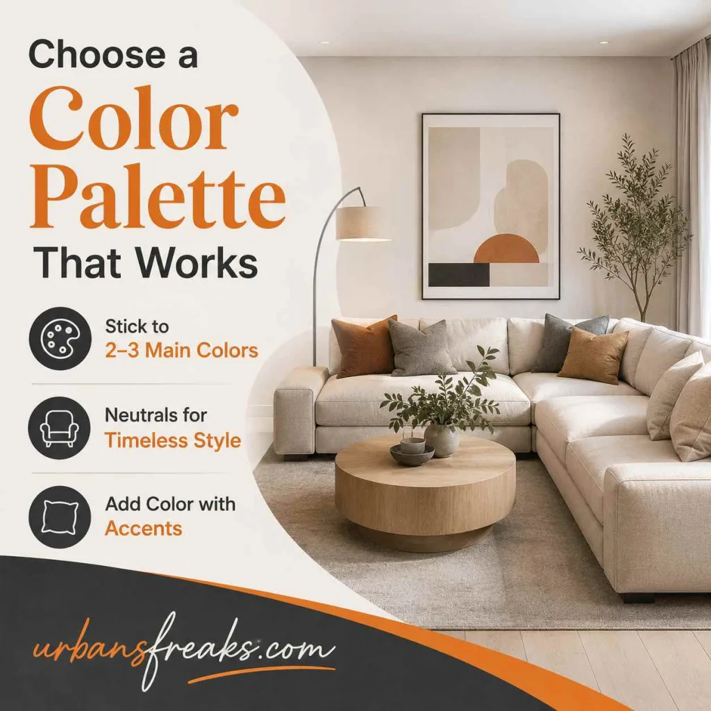 Interior Decoration Tips Choose a Color Palette That Actually Works Together