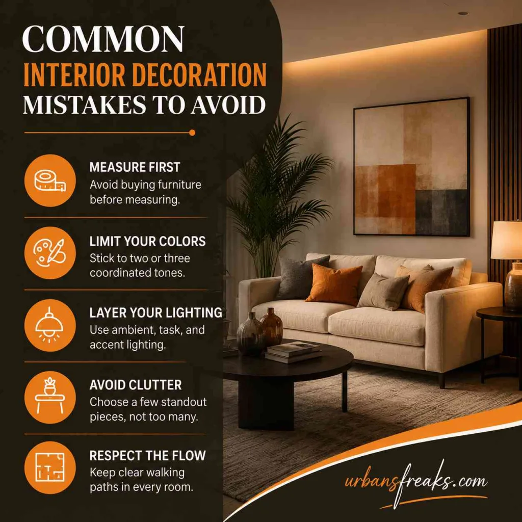Interior Decoration Tips Common Interior Decoration Mistakes to Avoid