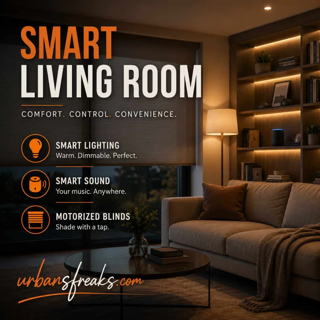 Smart Home Decor  Room-by-Room Smart Home Decor Ideas Smart Home Decorliving room