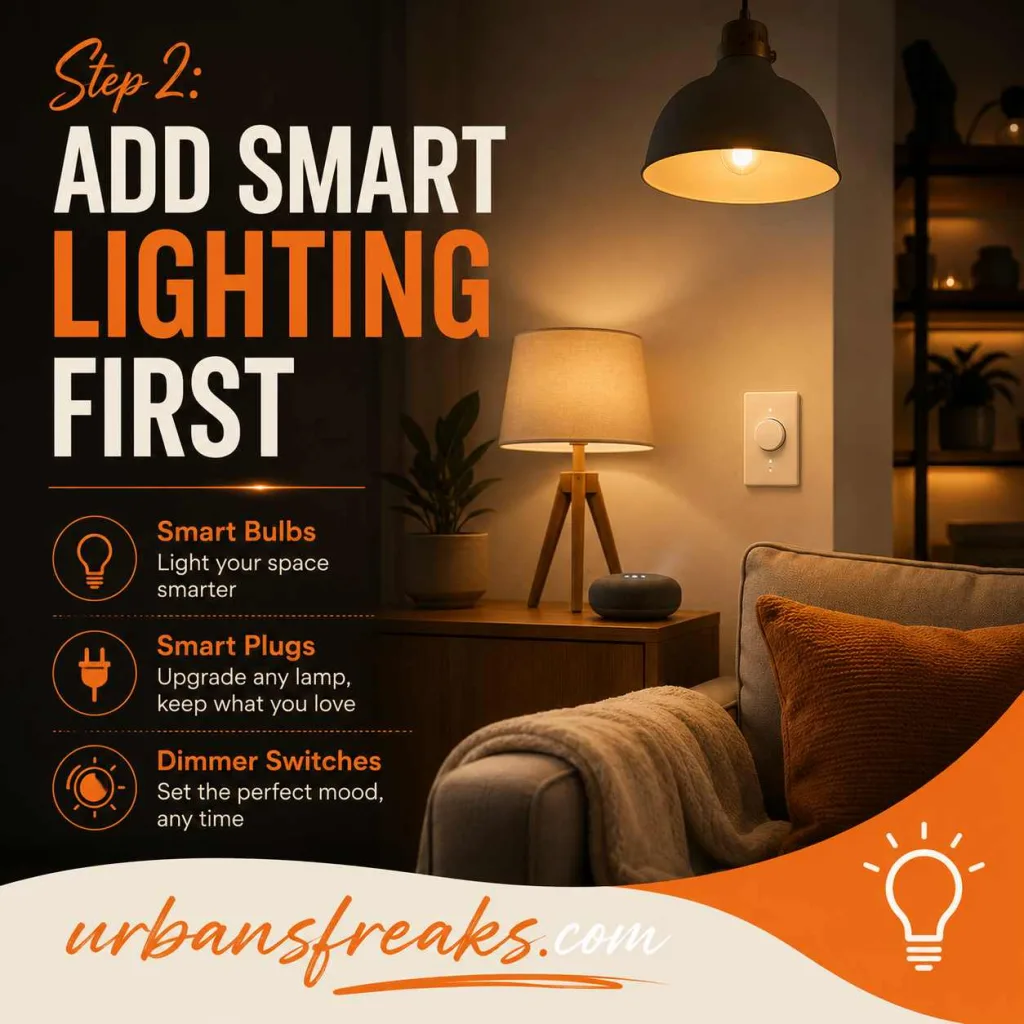 Smart Home Decor Step-by-Step: How to Set Up Your Smart Home Decor Step 2: Add Smart Lighting First