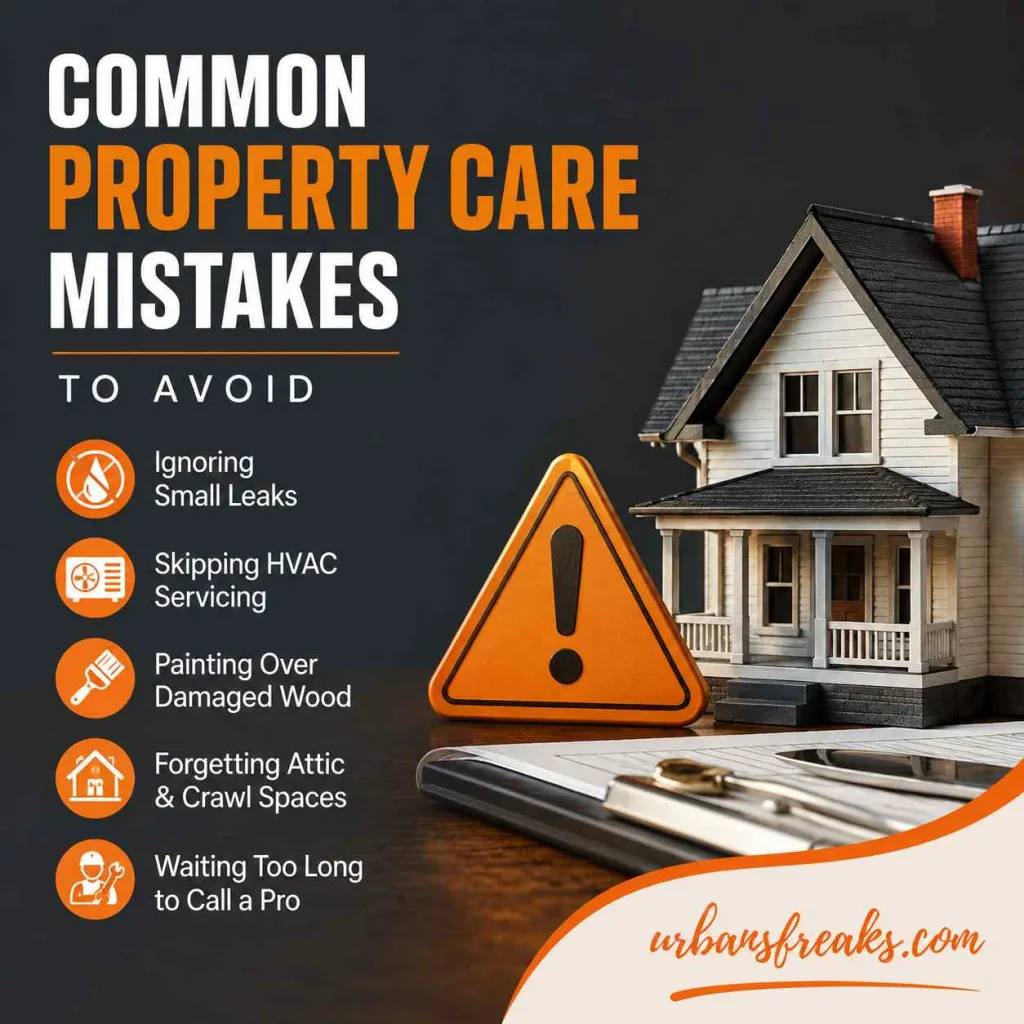 Property Care Checklist Common Property Care Mistakes to Avoid