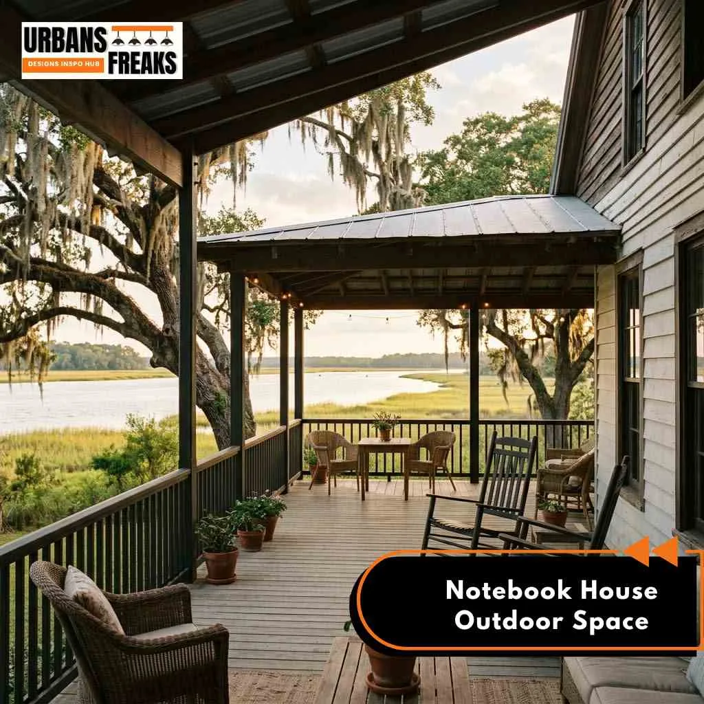 Notebook House outdoor space