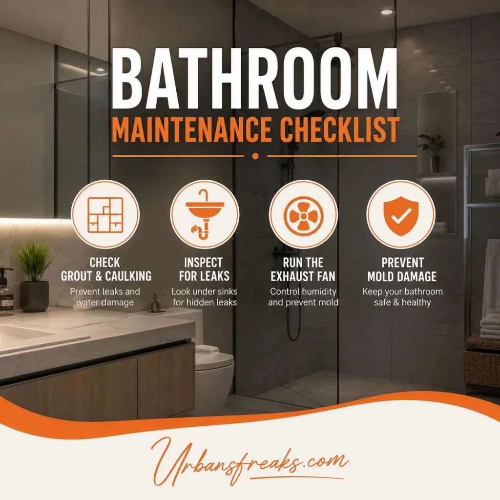 Property Care Checklist Bathroom Maintenance Checklist