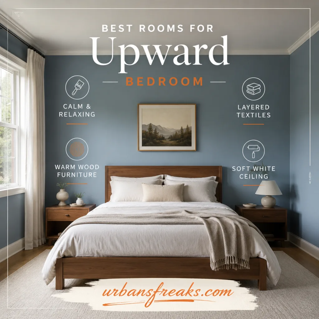 Sherwin Williams Upward SW 6239 Best Rooms for This Color: Bedroom