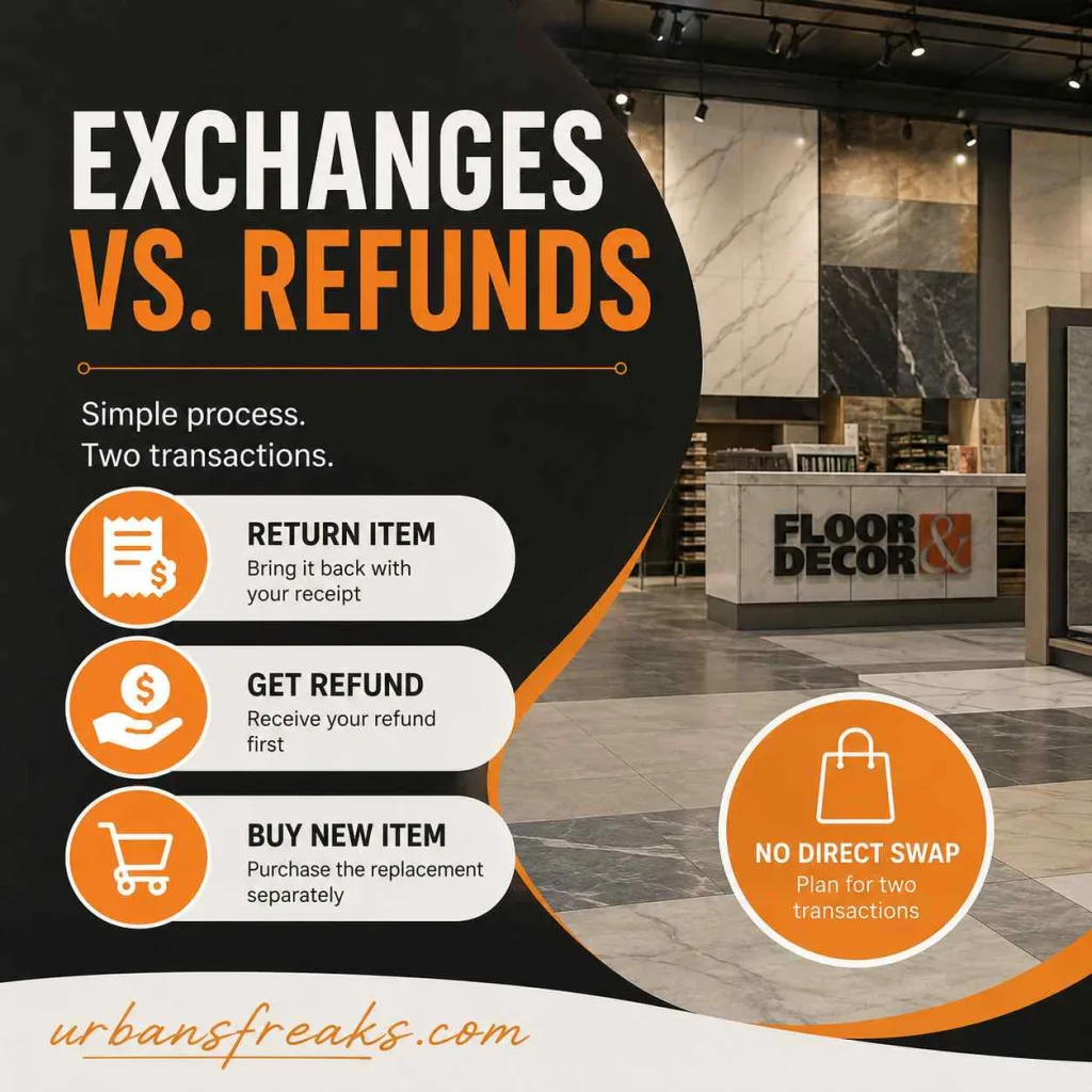 Floor & Decor Return Policy Exchanges vs. Refunds