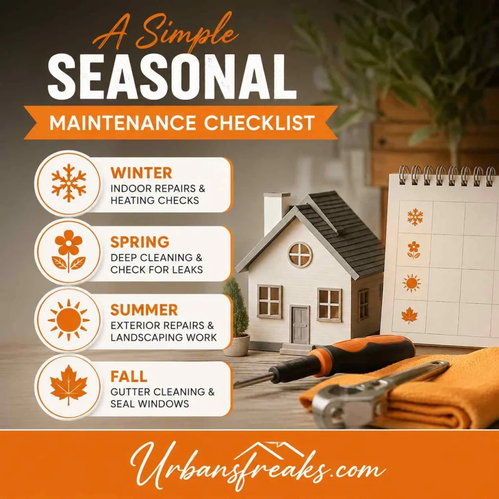 DrHomey Tips A Simple Seasonal Maintenance Checklist