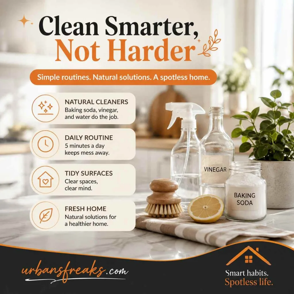 DrHomey Tips Clean Smarter, Not Harder