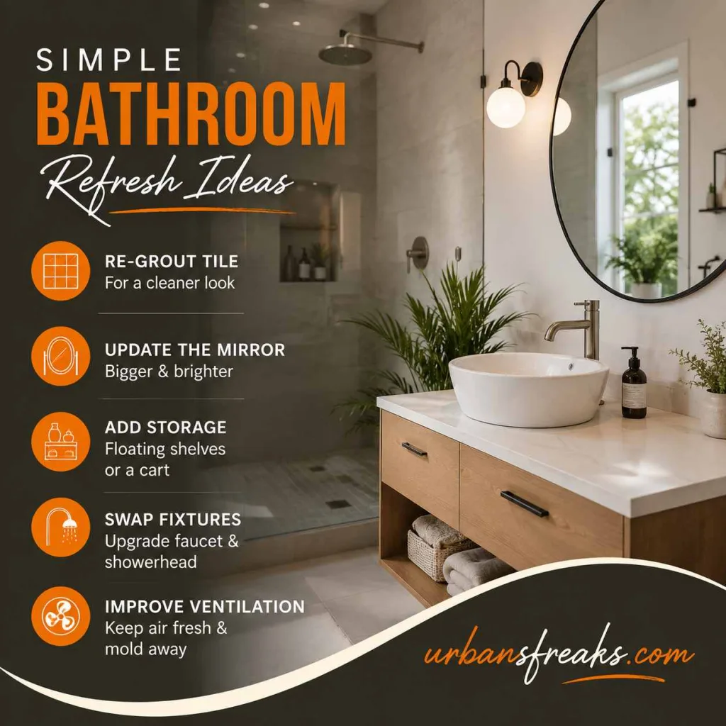 Upgrading Tips DecoradHouse Simple Bathroom Refresh Ideas