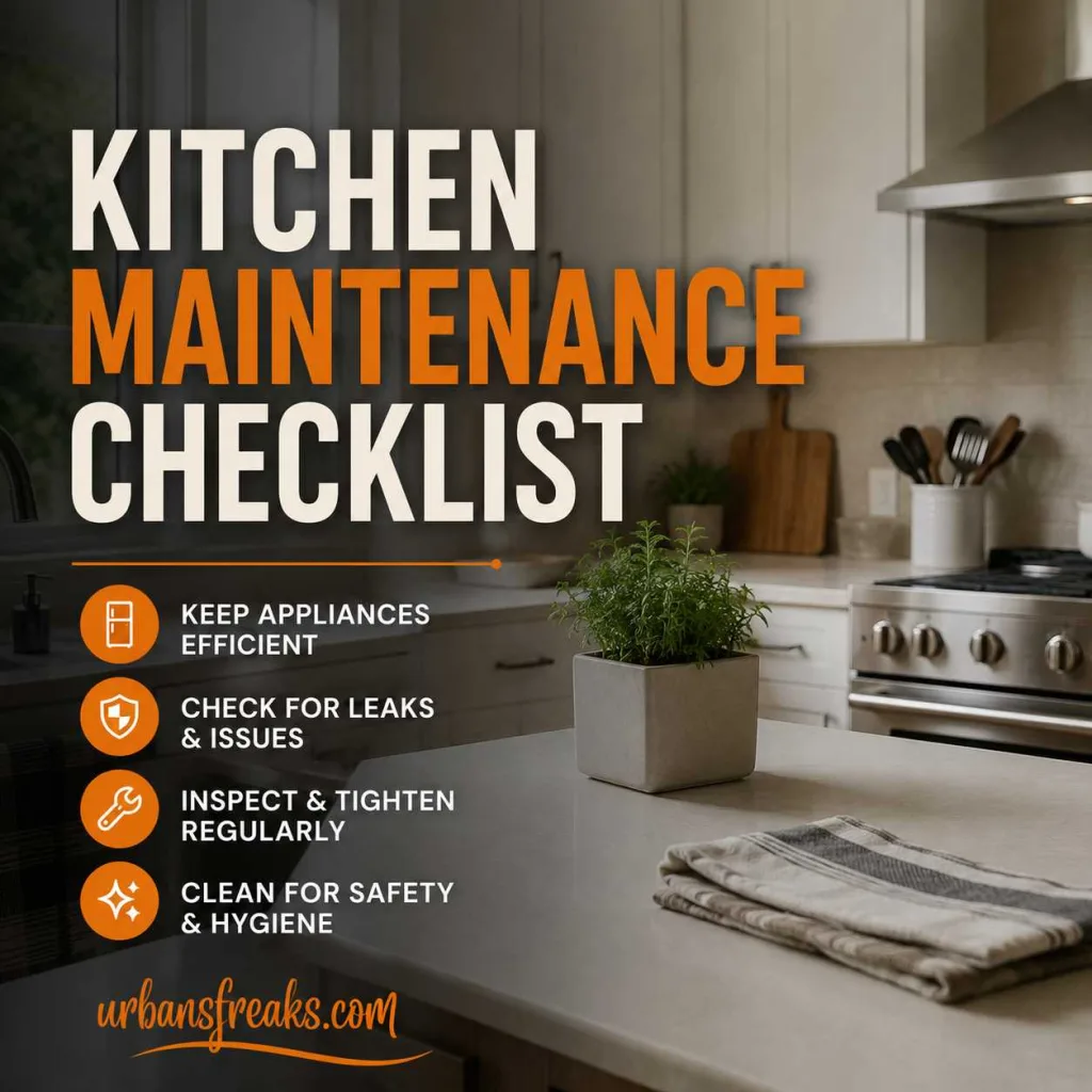 Property Care Checklist Kitchen Maintenance Checklist