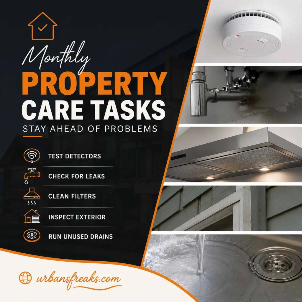 Property Care Checklist Monthly Property Care Tasks