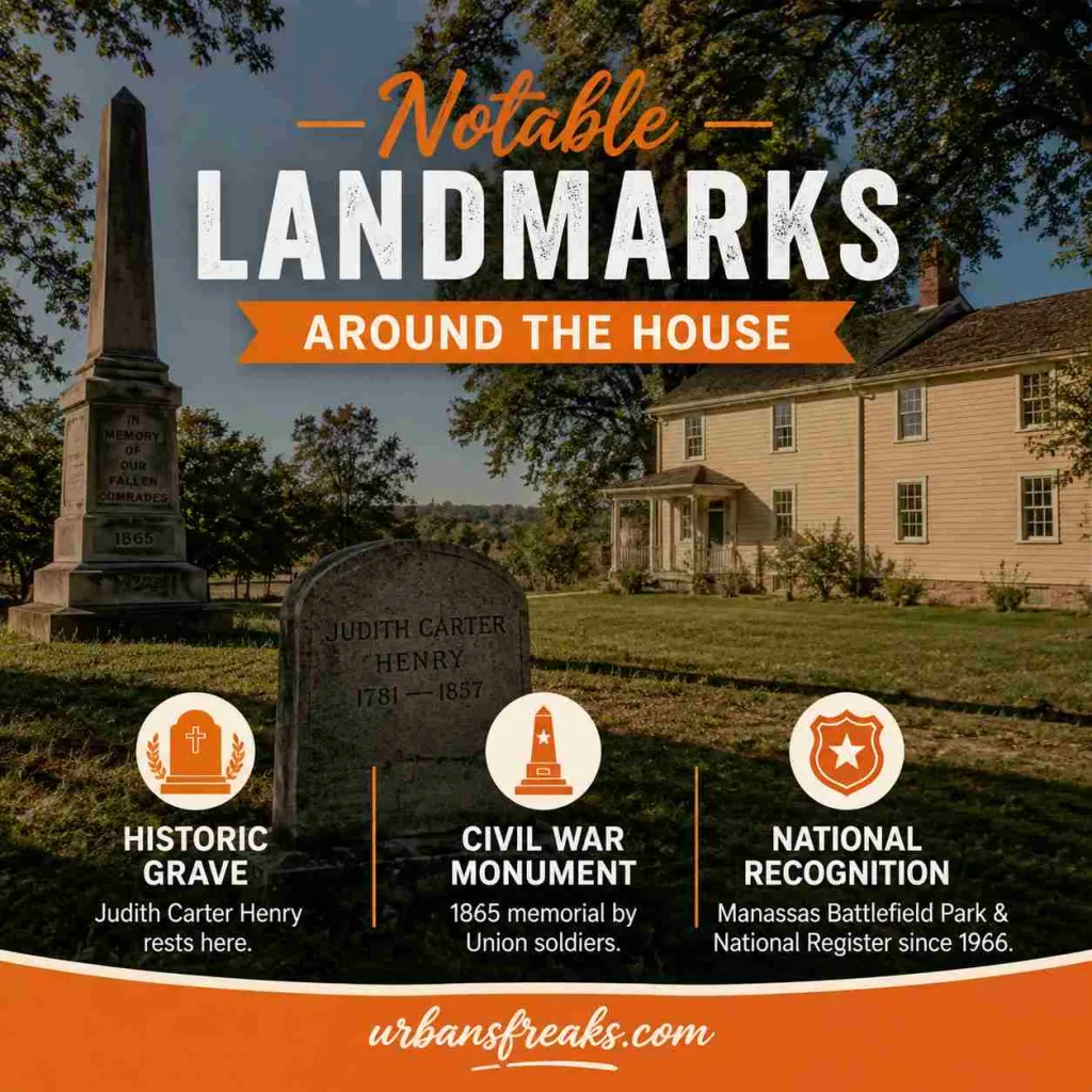 Henry House Notable Landmarks Around the House