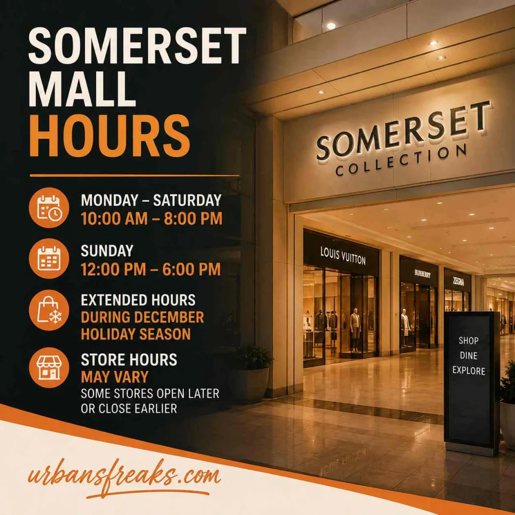 Somerset Mall Hours