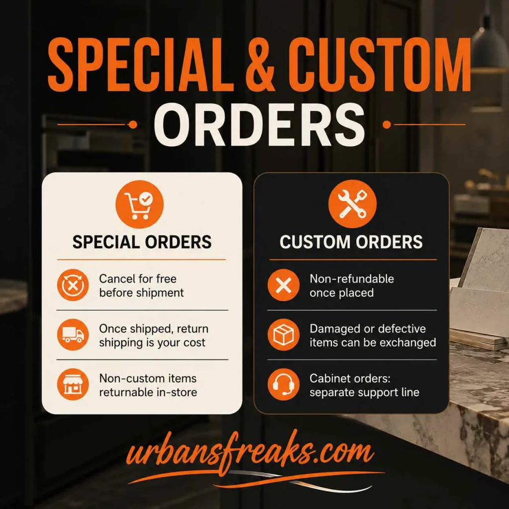 Floor & Decor Return Policy Special Orders and Custom Orders