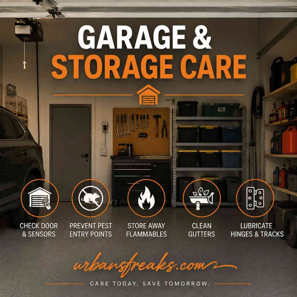 Property Care Checklist Garage and Storage Area Care
