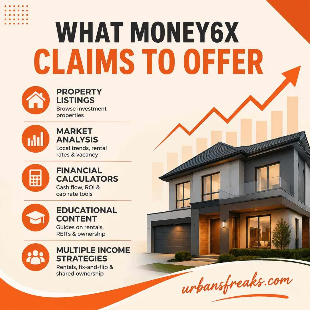 What Money6x.com Real Estate Claims to Offer