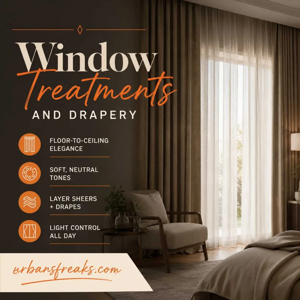 Luxury Interior Design Window Treatments and Drapery